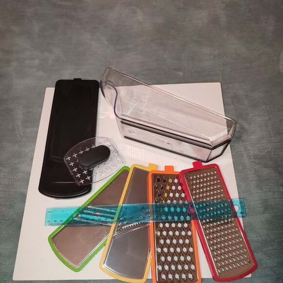 Vegetable Chopper Mandolin Slicer Food Veggie Cheese Grater Cutter Dicer - Picture 7 of 9